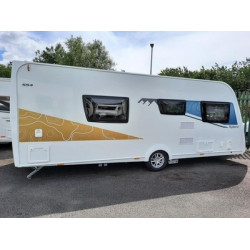 Elddis Xplore 554 4 Berth Tourer. 2024 Model. Registered 28/1/2025. £19995.00. Transverse bed.
