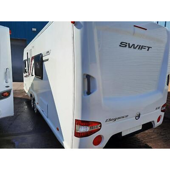 Swift Elegance 630 4 Berth Twin Axle Tourer. 2015. Fixed Bed. £16495.00 Swift Elegance 630 4 Berth Twin Axle Tourer. 2015. Fixed Bed. £16495.00