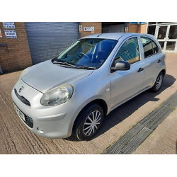 Nissan Micra Visia 1.2 5 Door. 2012. SL12 URY. 56,526 Miles. £2695.00