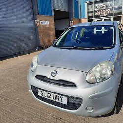 Nissan Micra Visia 1.2 5 Door. 2012. SL12 URY. 56,526 Miles. £2695.00