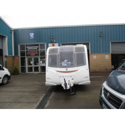 Bailey Unicorn Cabrera 4 berth tourer 2017 Rear bedroom with fixed island bed £18995.00