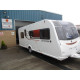 Bailey Unicorn Cabrera 4 berth tourer 2017 Rear bedroom with fixed island bed £16995.00